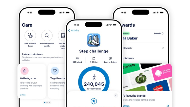 Blua mobile app screen shots