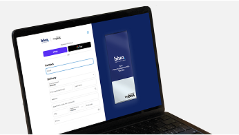 A laptop open to the myDNA website.